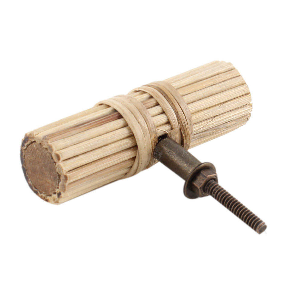Round Stick Rattan Knobs